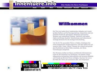 Innentuere.info(Willkommen bei) Screenshot