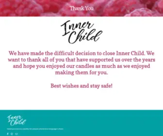 Innerchildhome.com(Thank you for your support) Screenshot