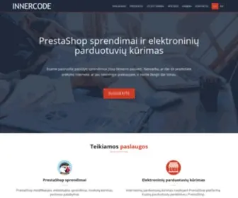 Innercode.lt(PrestaShop sprendimai ir palaikymas) Screenshot