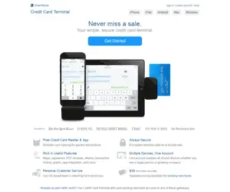 Innerfence.com(Credit Card Terminal for iPhone) Screenshot