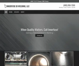 Innerfuseidwelding.com(Innerfuse ID Welding) Screenshot