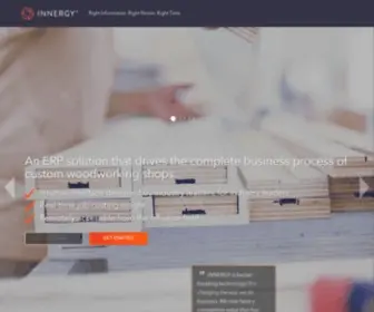 Innergy.com(Manufacturing ERP Software) Screenshot
