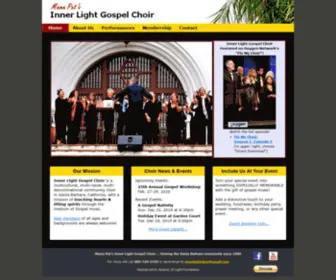 Innerlightchoir.com(Inner Light Gospel Choir) Screenshot