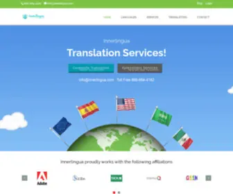 Innerlingua.com(Innerligua Translation Services) Screenshot