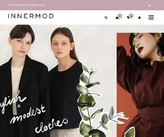 Innermod.com(Trendy & Modest Women Clothing) Screenshot