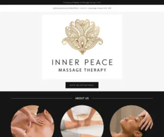 Innerpeacermt.com(Inner Peace Massage Therapy in Cambridge) Screenshot