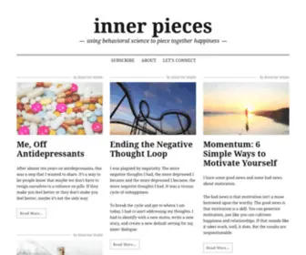 Innerpieces.blog(Using behavioral science to piece together happiness) Screenshot