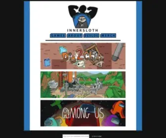 Innersloth.com(Creators of Among Us and The Henry Stickmin Collection) Screenshot