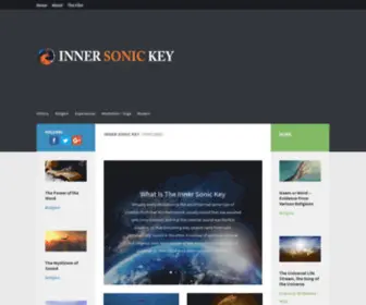 Innersonickey.org(Inner Sonic Key) Screenshot