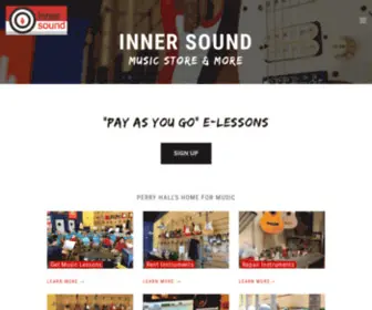 Innersoundstudio.com(Customer service) Screenshot