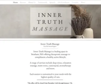 Innertruthmassage.com(Inner Truth Massage) Screenshot