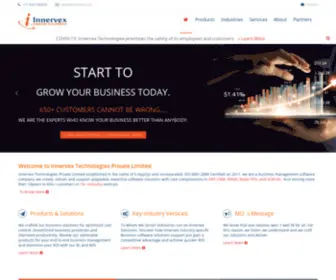 Innervex.com(ERP Software) Screenshot