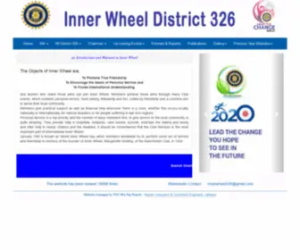 Innerwheeldistrict326.org(Inner Wheel District 326) Screenshot