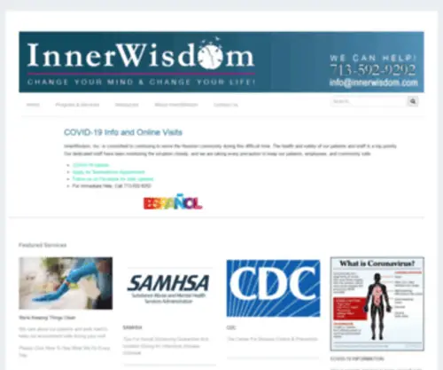 Innerwisdom.com(Mental health and behavioral health treatment Houston) Screenshot