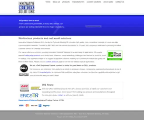 Innetso.com(Innovative Network Solutions) Screenshot