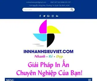 Innhanhsieuviet.com(In Nhanh Siêu Việt) Screenshot