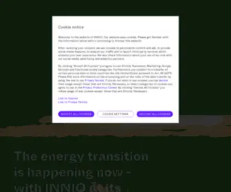 Innio.com(Moving Energy Forward) Screenshot