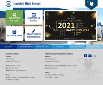 Innisfailhigh.ca(Innisfail High School) Screenshot