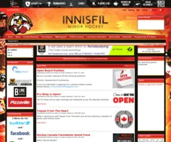 Innisfilminorhockey.ca(Innisfil Minor Hockey) Screenshot