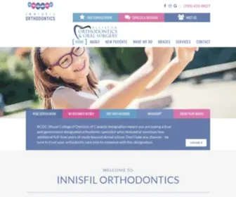 Innisfilorthodontics.com(Orthodontics in Innisfil) Screenshot