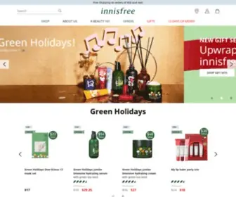 Innisfreeworld.com(Innisfree Official Site) Screenshot