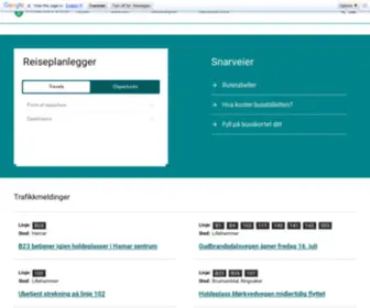 Innlandstrafikk.no(Innlandstrafikk) Screenshot