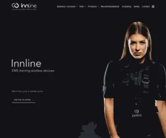 InnlineGlobal.com(Wireless EMS training devices) Screenshot