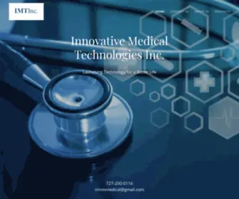 Innmedtech.com(Innovative Medical Technologies Inc) Screenshot
