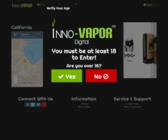 Inno-Vapor.com(Inno Vapor) Screenshot