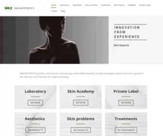 Innoaesthetics.com(Skin Expert laboratory) Screenshot