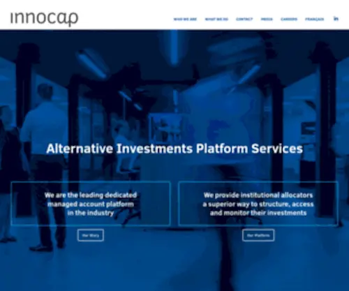 Innocap.com(Alternative Investments Platform Services) Screenshot