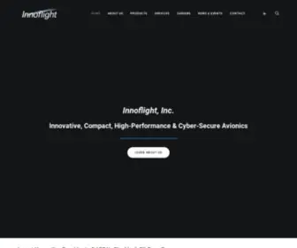 Innoflight.com(Innovative, Compact, High-Performance & Cyber-Secure Avionics) Screenshot