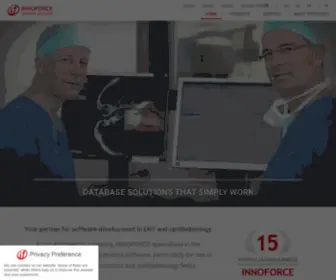 Innoforce.com(Software für HNO & Augenheilkunde) Screenshot
