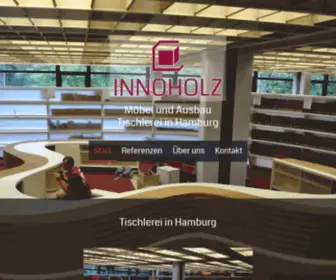 Innoholz.de(Tischlerei in Hamburg) Screenshot