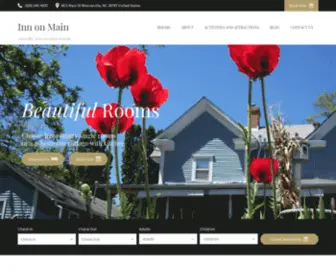 Innonmain.com(Inn on Main Street) Screenshot