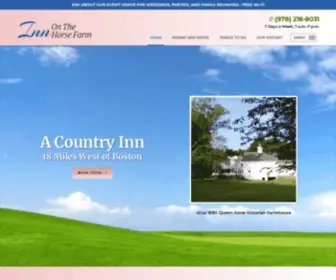 Innonthehorsefarm.com(Vacation Lodging) Screenshot