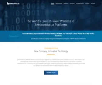 Innophaseinc.com(Extreme Low Power Wireless Solutions) Screenshot