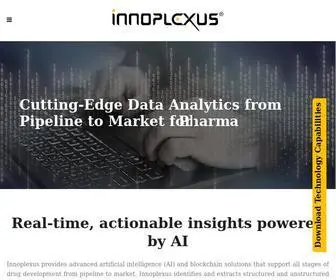 Innoplexus.com(Our Augmented Intelligence) Screenshot
