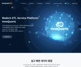 Innoquartz.com(데이터) Screenshot