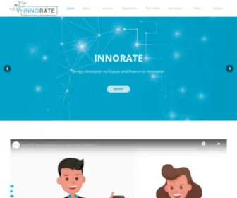 Innorate-Project.eu(Brings innovation to finance and finance to innovation) Screenshot