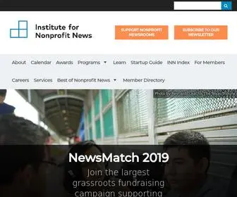 INN.org(Institute for Nonprofit News) Screenshot
