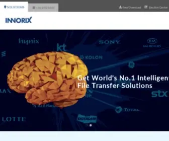 Innorix.com(Enterprise File Transfer & Vision AI Solutions) Screenshot