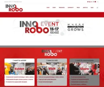 Innorobo.com(In PARIS from 15 to 17 May 2018 Innorobo) Screenshot