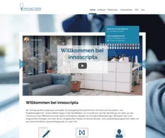 Innoscripta.com(Innovationsfinanzierung) Screenshot