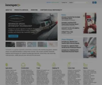 Innospecinc.com(Innospec is a global specialty chemicals company) Screenshot