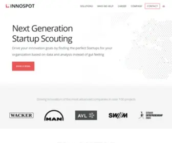 Innospot.de(Next Generation Startup Scouting) Screenshot