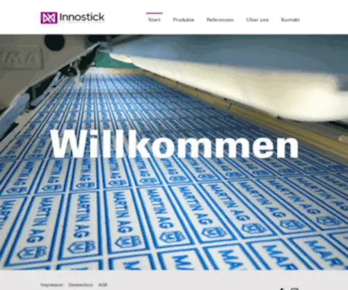 Innostick.ch(Stickerei) Screenshot