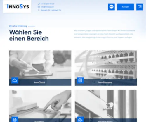 Innosys.ch(IT-Dienstleistungen & Print-Lösungen) Screenshot