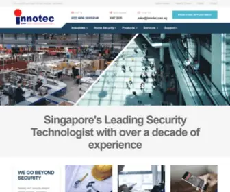 Innotec.com.sg(Innotec Solutions) Screenshot