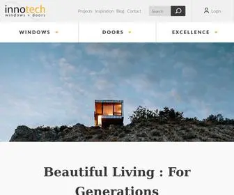 Innotech-Windows.com(Innotech Windows + Doors) Screenshot